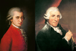 Classical Music Composer Friends Haydn and Mozart