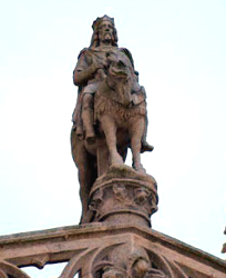 King Gradlon of Ys Statue in Quimper