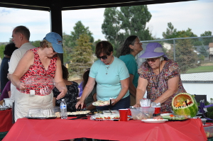 Parker Symphony Picnic 2016 Serving Food